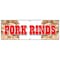 Signmission PORK RINDS BANNER SIGN pork skin skins rind signs snack fried hot crisp B-72 Pork Rinds - alternate 1